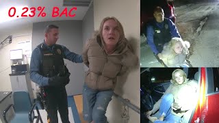 Former Model Goes Absolutely Nuts During DWI Arrest [upl. by Caty]