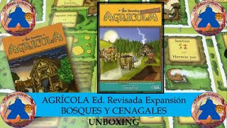 Agrícola Ed Revisada Expansión Bosques y Cenagales Juego de Mesa  Unboxing 95 [upl. by Anna-Diane396]