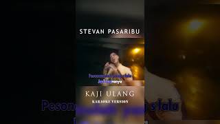 Stevan Pasaribu  Kaji Ulang Karaoke Video shorts [upl. by Melonie]