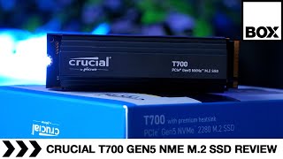 Crucial T700 PCIe Gen5 NVMe M2 SSD Review with Heatsink [upl. by Huda]