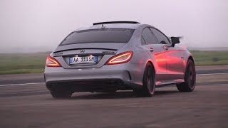 BRABUS MercedesBenz CLS63 S AMG La Performance  Revs Accelerations Drag Racing [upl. by Eglantine]