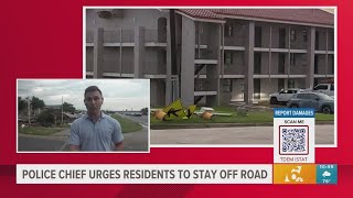 Tornado leaves trail of destruction in Temple [upl. by Poore965]