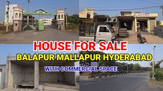 House for sale in Balapur mallapur Hyderabad Semi Commercial House for sale in Hyderabad [upl. by Ward69]