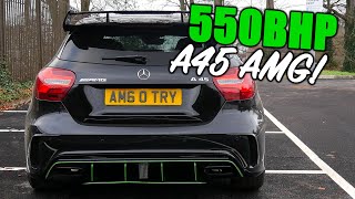 This 550BHP Hybrid Turbo A45 AMG is NUTS [upl. by Anehsuc]