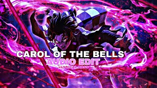 CAROL OF THE BELLS SLOWED  REVERBED AUDIO EDIT [upl. by Grunberg103]