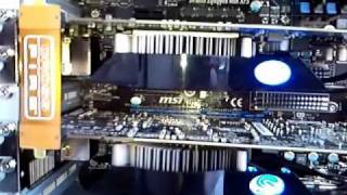 5770 crossfire sapphire ATI Radeon HD 5770 vaporx DX11 core i7 860 MSI P55 GD65 [upl. by Sadnalor99]