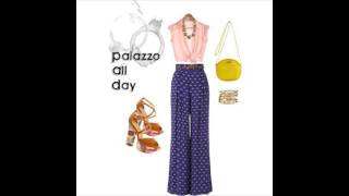 19 Gorgeous Polyvore Outfits With Palazzo Pants [upl. by Aihtnys231]