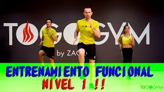 FUNCTIONAL TRAINING 1  Entrenamiento funcional  Sentadilla  Lunge  Plancha abdominal  Skipping [upl. by Sclater922]