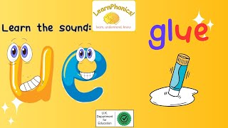 Learn the sound UE Phase 5 phonics for kids [upl. by Notgnilliw391]