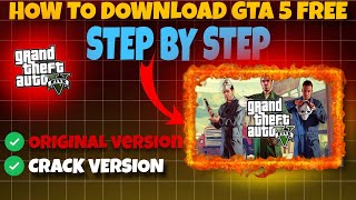 How to Download GTA 5 for Free in 2024  StepByStep Guide PC  Laptop [upl. by Merkley648]