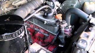 Land Rover Series 3 Crank Start [upl. by Fairman298]