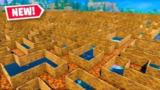 GIANT MAZE BATTLES in Fortnite Battle Royale [upl. by Vange]