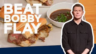 Bobby Flay Makes a French Dip  Beat Bobby Flay  Food Network [upl. by Radnaxela]