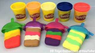 How to Make Play Doh Ice Pops with Molds Fun for Kids [upl. by Eiramlirpa]