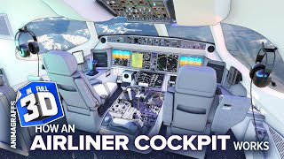 How an Airliner Cockpit Works [upl. by Fattal340]