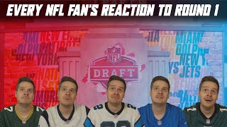 Every NFL Fans Reaction to Round 1 of the 2023 NFL Draft [upl. by Russel506]