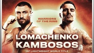 Lomachenko vs Kambosos [upl. by Corotto993]