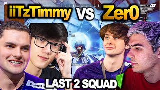 iiTzTimmy vs Zer0 in Last 2 Squads iiTzTimmy amp Genburten Are Unstoppable [upl. by Hodgkinson588]