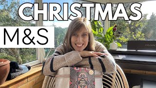 MARKS AND SPENCER CHRISTMAS 🎄 MampS Home Food Gifts 2023  Emily London [upl. by Pengelly]