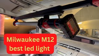 Milwaukee M12 LED Underhood light review Best review on YouTube [upl. by Torray]