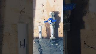 Fitting 2 PLUMBING isolation valves to plastic pipework plumbing asmr howto [upl. by Toblat]