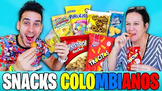 PROBANDO SNACKS COLOMBIANOS CON MAMA ARTIST  HaroldArtistPlay [upl. by Ube]