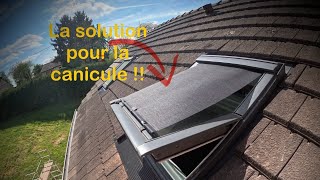 Installation store extérieur velux [upl. by Nossyla]