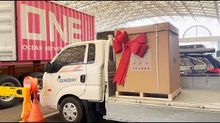 Genoray Dental imaging Shipment Ceremony for the First Model of New Product GT300 [upl. by Aidnahs493]