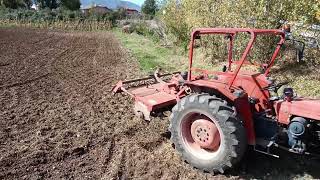 Fresa Breviglieri B14 con SAME Corsaro 70 dt AFFINAMENTO TERRENO X LA SEMINA [upl. by Tneciv]