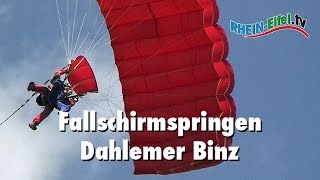 Fallschirmspringen  Eifel  Dahlemer Binz  RheinEifelTV [upl. by Rodmann967]