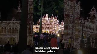 Navarathri celebrations in Maisur palace in Bangalore durgapuja youtubeshorts [upl. by Oneil]