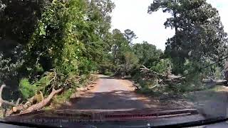 Hurricane Helene Damage to Dibble Road in Aiken SC [upl. by Hyland134]