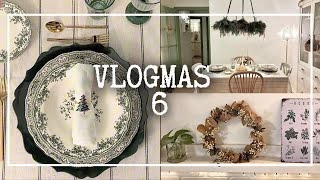 VLOGMAS 6 🎄IDEAS DE MESA NAVIDEÑA ✨ Haul ZARA HOME de NAVIDAD vajilla cubertería y cristalería 🏡 [upl. by Sturges]