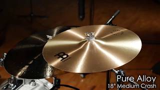 Meinl Cymbals PA18MC Pure Alloy 18quot Medium Crash Cymbal [upl. by Princess]