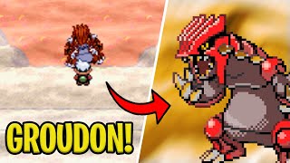 Como Capturar o GROUDON No Pokémon Emerald [upl. by Hillary815]