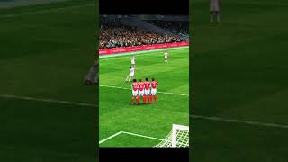 Crazy Freekick Goal in EA FC mobile freekick football fc25 [upl. by Ryley]