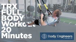 20 Minute TRX Full Body Workout [upl. by Llenyar914]