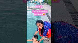 Ye video delete ho jayegi  How to get into open water swimming  Ghamu saran shorts swimming [upl. by Yarrum]