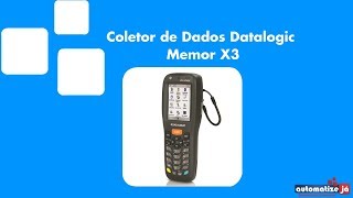 Coletor da Dados Datalogic Memor X3  Industriais Robustos [upl. by Drusus]