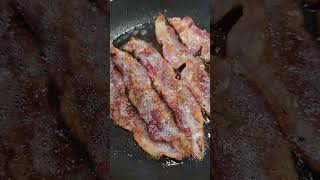 Hungry Fresh Sliced Bacon 🥓 food bacon shorts [upl. by Annovaj]