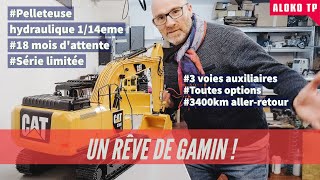 Un rêve de Gamin  CAT 330F RC hydraulique au 114eme 🍾😊😁 [upl. by Nonah475]