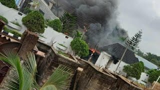 Imo Gov Hope Uzodimma‘s house in Omuma Imo State Set Ablaze Security Killed IPOB suspected [upl. by Finlay]