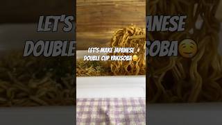 ASMR cooking Double size cup yakisoba asmr cupnoodles japanesefood noodles [upl. by Daughtry]