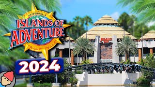 Universal Islands of Adventure RIDES amp ATTRACTIONS 2024  Universal Orlando Resort [upl. by Carmelle93]