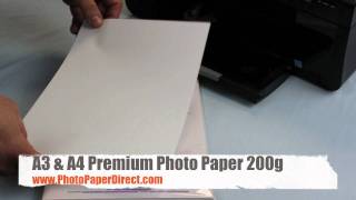 A3 and A4 Pro Photo Paper 200g [upl. by Ahsienar]