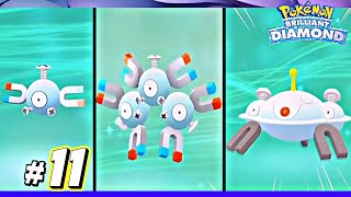 How To Evolve Magnemite To Magnezone Pokemon Brilliant Diamond  Magnemite  Magnetone  Magnemite [upl. by Ennasus]