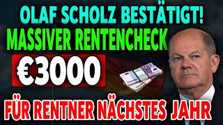 Deutsche Rentner erhalten 2024 3000 €  Neuigkeiten zur gesetzlichen Rentenversicherung [upl. by Oiramrej44]