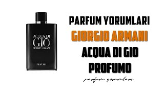 Acqua di Gio Profumo  Parfüm Tanıtım  Yorumu [upl. by Doro]