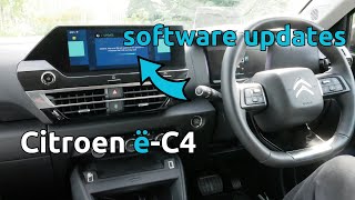 How to update the software operating system amp navigation in a 2021 Citroen eC4 [upl. by Tedmund]