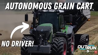 Autonomous Grain Cart — How Does It Work PTx Trimbles OutRun [upl. by Radack883]